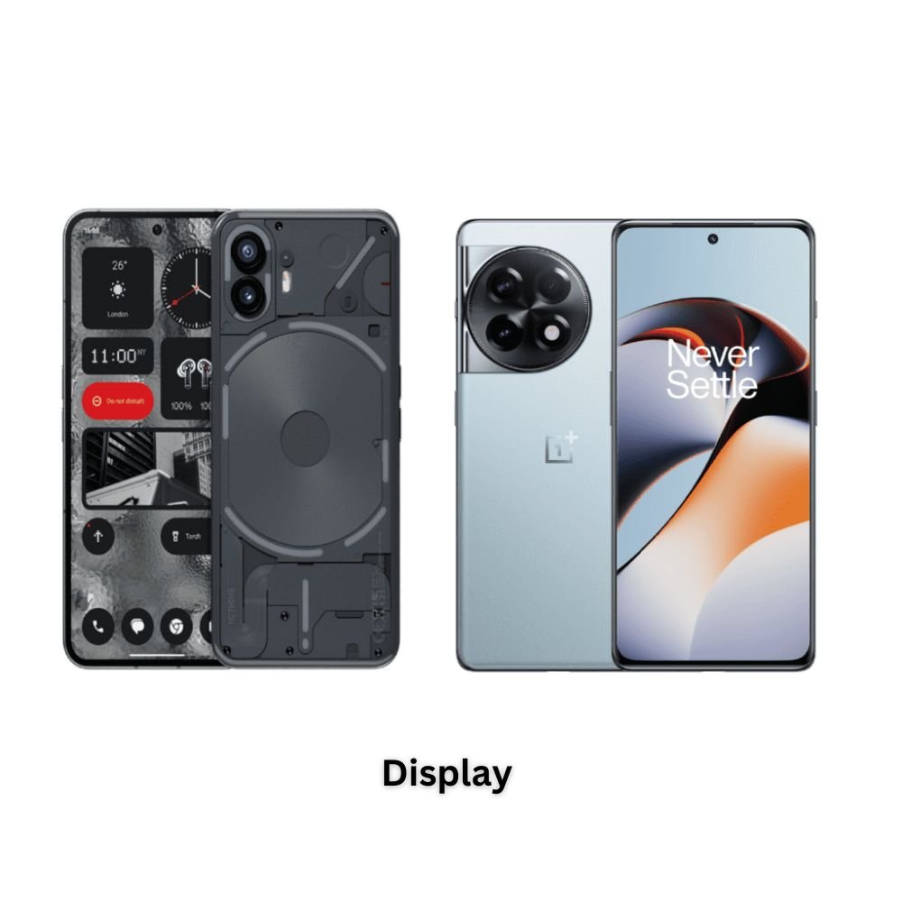 Smartphone Showdown: Nothing Phone (2) vs. OnePlus 11